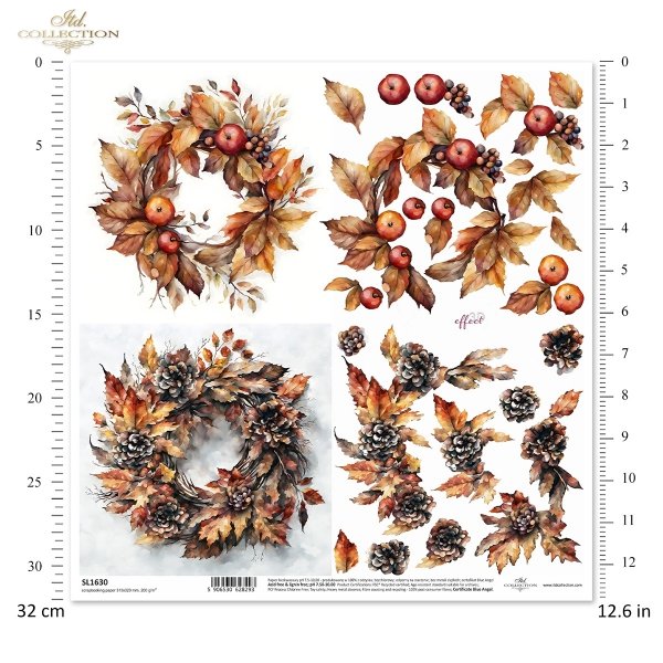 jesienne wianki*autumn wreaths*Herbstgirlanden*guirnaldas de otoño