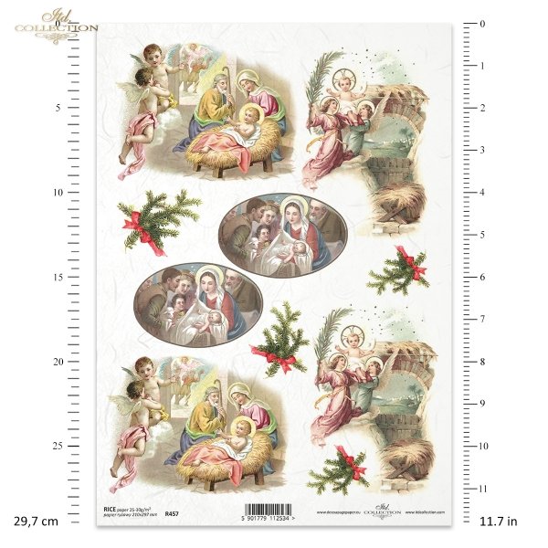 Święta Rodzina, malutki Chrystus, Maryja, Święty Józef, anioły, Boże Narodzenie, dekoracje bożonarodzeniowe