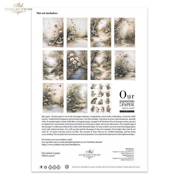 Mouse World - Spring Journey - myszki, sielanka, akwarela, retro, las, natura* Mouse World - Spring Journey - mice, idyll, watercolour, retro, forest, nature