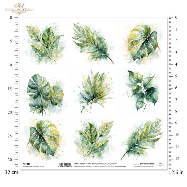 Papier do scrapbooking (HS code 48025890) SL2072