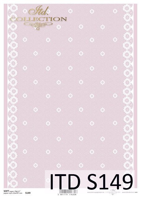 Papier decoupage Soft (HS code 48062000)  S0149