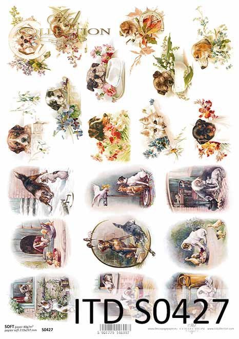 Papier decoupage Soft (HS code 48062000)  S0427