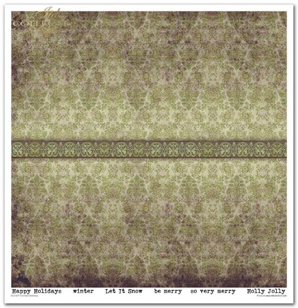 Zestaw do scrapbooking (HS code 48025890) SLS-037 ''Victorian Christmas'' ---- PRODUKT PRZECENIONY