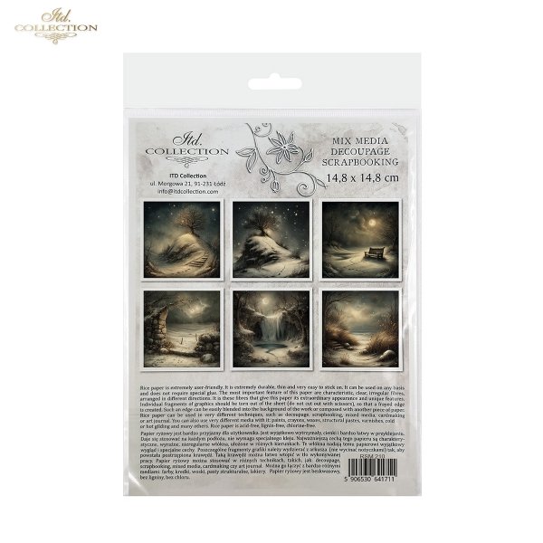 Zestaw papierów ryżowych (HS code 48021000) RSM210