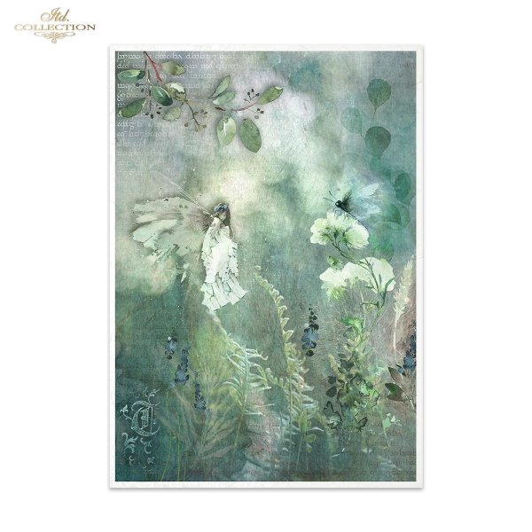 Papier morwowy decoupage FPA3026 seria „The Elven Valley” – Dolina elfów * Mulberry decoupage paper FPA3026 „The Elven Valley” * Maulbeerpapier für Decoupage FPA3026 – Das Elfental * Papel decoupage morera FPA3026 „El Valle de los Elfos”