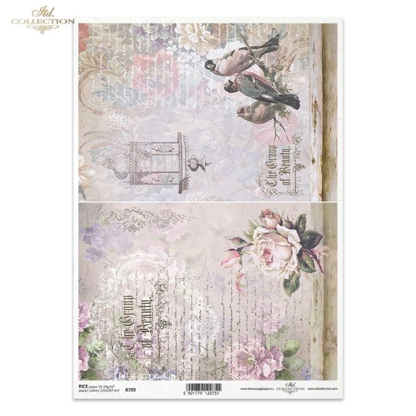 retro, ptak, klatka dla ptaków, ramka, tło, kwiat, róża, róże, dekor, ornament, ręczne pismo, list, R709, bird, birdcage, frame, background, flower, rose, decor, ornament, handwriting, letter, Vogel, Vogelkäfig, Rahmen, Hintergrund, Blume, Rose, Dekor, Or