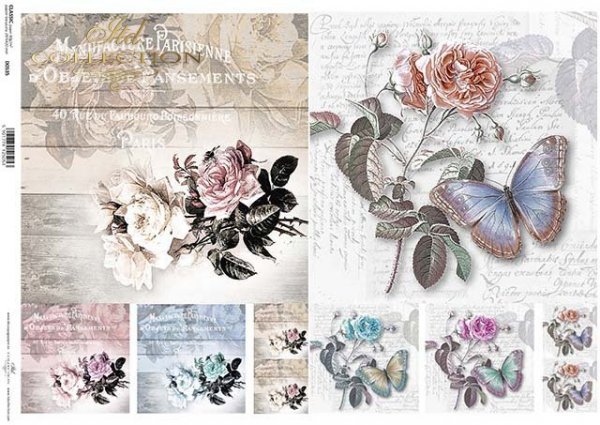 Papier decoupage (HS code 48025700) D0535