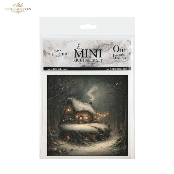 Mouse World - Winter Journey * Świat Myszek - Zimowa Wyprawa - domki, nory, drogowskaz