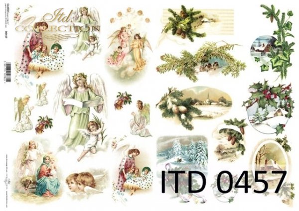 Papier decoupage (HS code 48025700) D0457