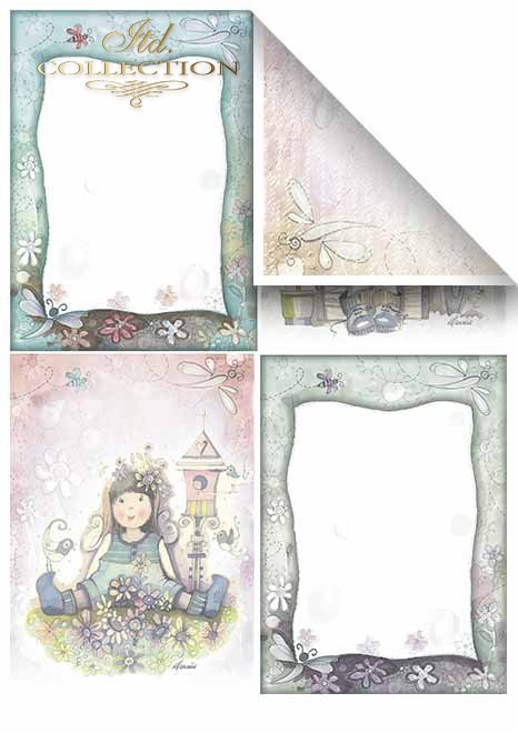 Zestaw do scrapbooking (HS code 48025890) SCRAP-032 ''Angels &amp; Girls''