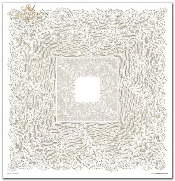 Zestaw do scrapbooking (HS code 48025890) SLS-001 ''English rose'' ---- PRODUKT PRZECENIONY