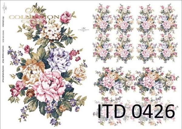 Papier decoupage (HS code 48025700) D0426