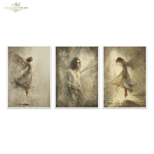 Papier morwowy decoupage FPA3024 seria Light &amp; Shadow - Światło i Cień * Mulberry decoupage paper FPA3024 Light &amp; Shadow * Maulbeerpapier für Decoupage und DIY – Set FPA3024 * Papel decoupage morera FPA3024 Serie Light &amp; Shadow 