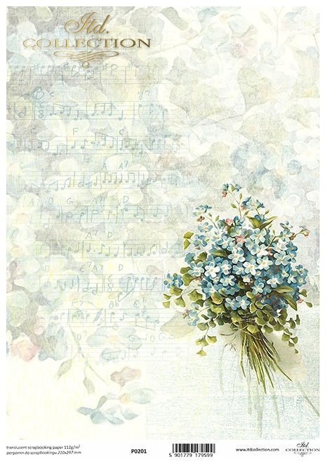 Seria Flower Post - Forget-me-not, kwiatowa poczta - niezapominajka, bukiet kwiatów, kwiaty, niezapominajki, pastelowe tła*flower bouquet, flowers, forget-me-not, pastel backgrounds*Blumenstrauß, Blumen, Vergissmeinnicht, pastellfarbene Hintergründe