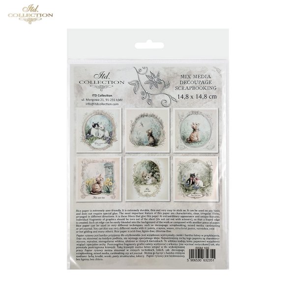 Zestaw papierów ryżowych (HS code 48021000) RSM165