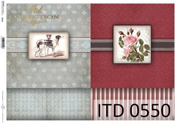 Papier decoupage (HS code 48025700) D0550