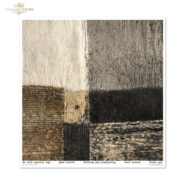 Zestaw do scrapbooking (HS code 48025890) SLS-101 Mouse World - Textures