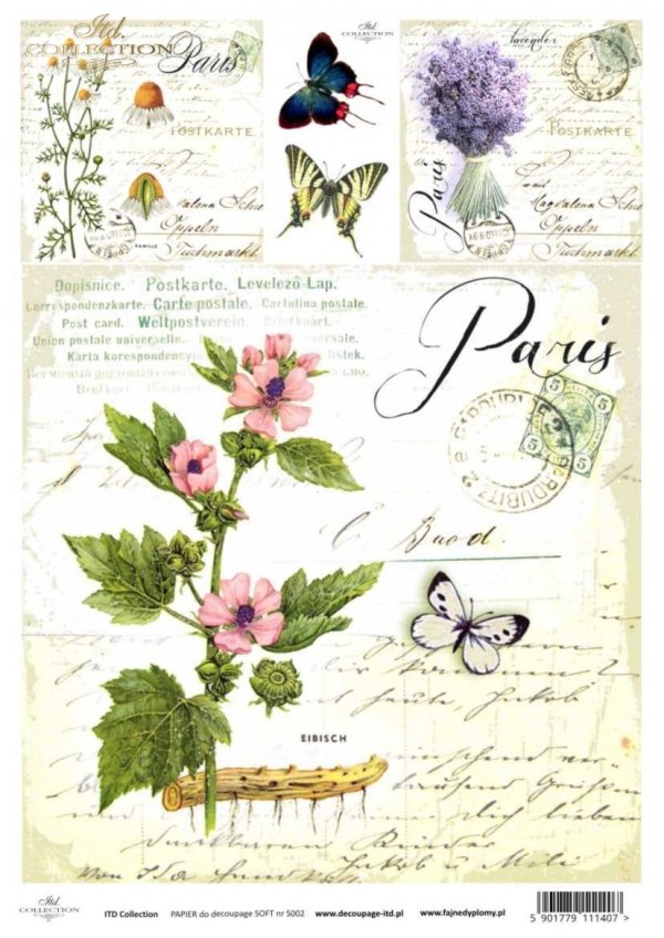 Papier decoupage Soft (HS code 48062000)  S0002