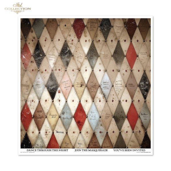 Zestaw do scrapbooking (HS code 48025890) SLS-103 Carnival - Masquerade