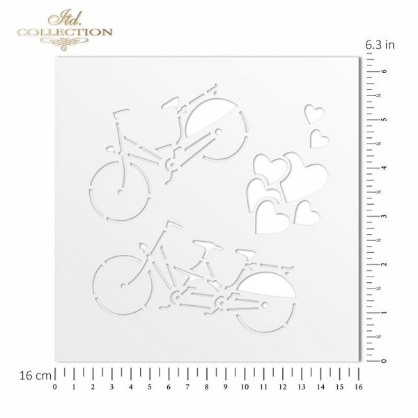 ST0147 - rower, rower dwuosobowy, tandem, serca