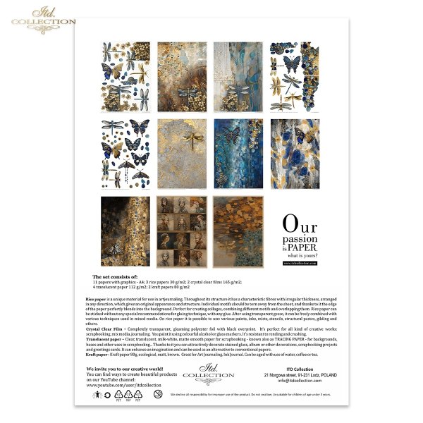Inspired by Klimt - women, gold, decorative patterns, dragonflies, butterflies, precious stones, mosaics, Art Nouveau motifs