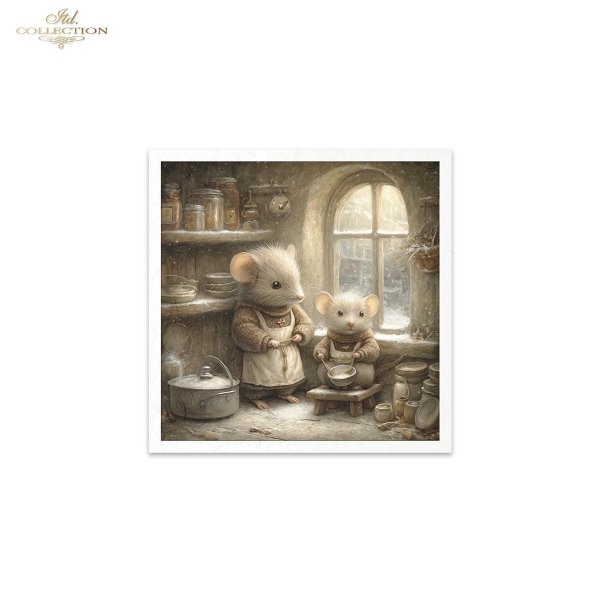 Mouse World - Świat Myszek - Myszki, ilustracje bajkowe, baśniowy las, przytulne, domowe scenki*mice, fairy tale illustrations, fairy tale forest, cosy, homely scenes