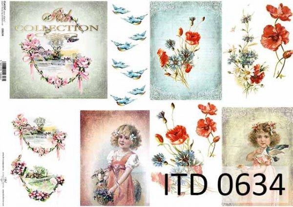 Papier decoupage (HS code 48025700) D0634