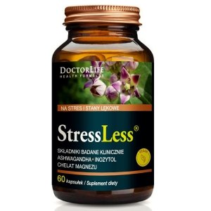 Doctor Life StressLess na stres i stany lękowe suplement diety 60 kapsułek (P1)