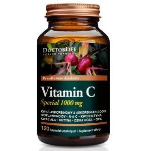 Doctor Life Vitamin C Special 1000mg o przedłużonym działaniu suplement diety 120 kapsułek (P1)
