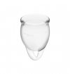 Feel Confident Menstrual Cup Set Transparent