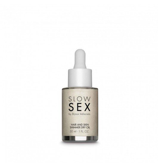 Slow Sex Hair and Skin Shimmer Dry Oil