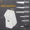 Zestaw noży kuchennych w bloku 7 elementów Classbach C-MBS 4018 (biały)