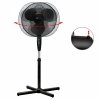 Wentylator stojący wiatrak podłogowy Clatronic VL 3603 S (Ø40cm, wys.125cm)