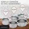 Zestaw garnków 6 elementów Classbach C-KTS 4015