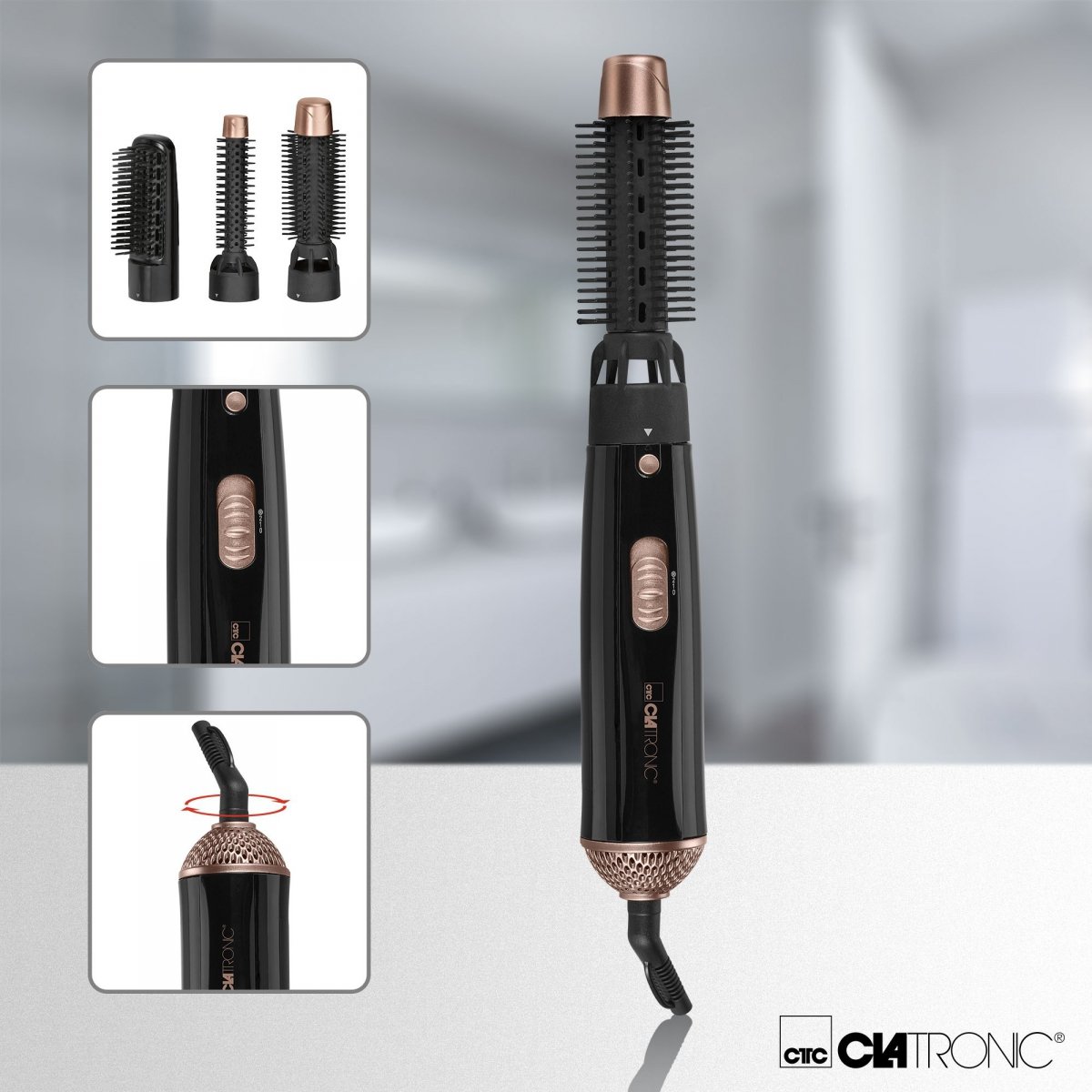 Suszarko lokówka suszarka do włosów Clatronic HAS 3659 - Lokówki i