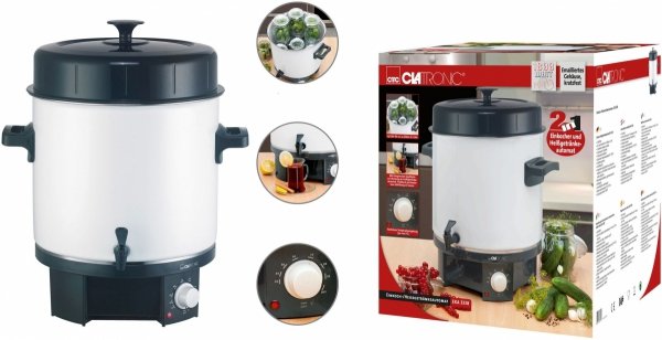 Elektryczny garnek do pasteryzacji wekowania  Clatronic EKA 3338