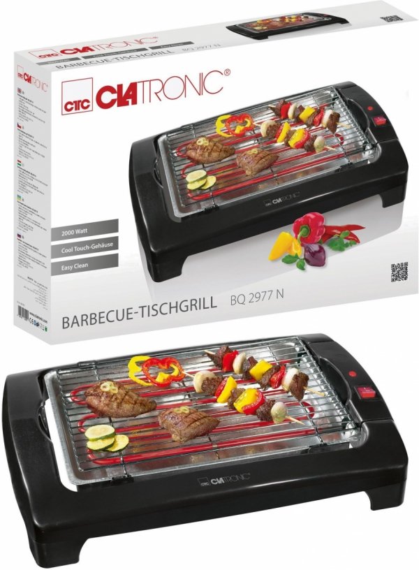 Grill elektryczny stołowy Clatronic BQ 2977