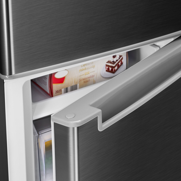 Lodówko-zamrażarka Bomann KG 7359 (ciemny inox)