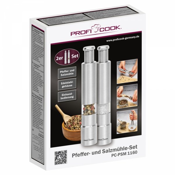 Zestaw młynków do przypraw ProfiCook PC-PSM 1160