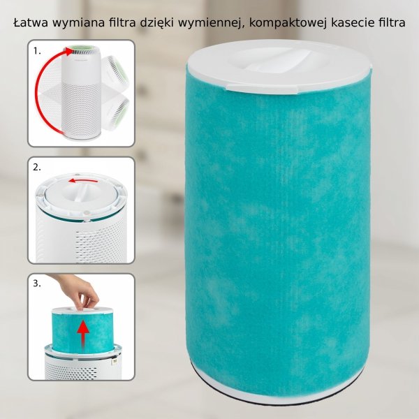 Oczyszczacz powietrza, jonizator WiFi Proficare PC-LR 3083