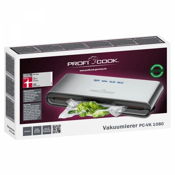 Zgrzewarka próżniowa, urządzenie do pakowania próżniowego ProfiCook PC-VK 1080