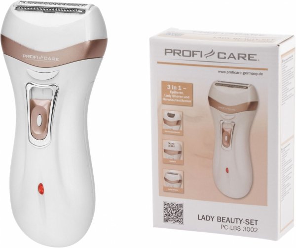 Zestaw do pielęgnacji ciała depilator, golarka 3w1 ProfiCare PC-LBS 3002