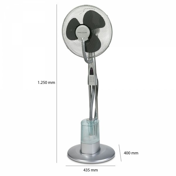 Podłogowy wentylator stojący z nawilżaczem i pilotem 3 w 1 ProfiCare PC-VL 3069 LB (40cm)