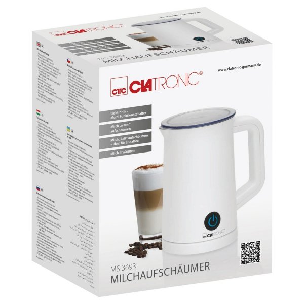Spieniacz podgrzewacz do mleka 2w1 Clatronic MS 3693