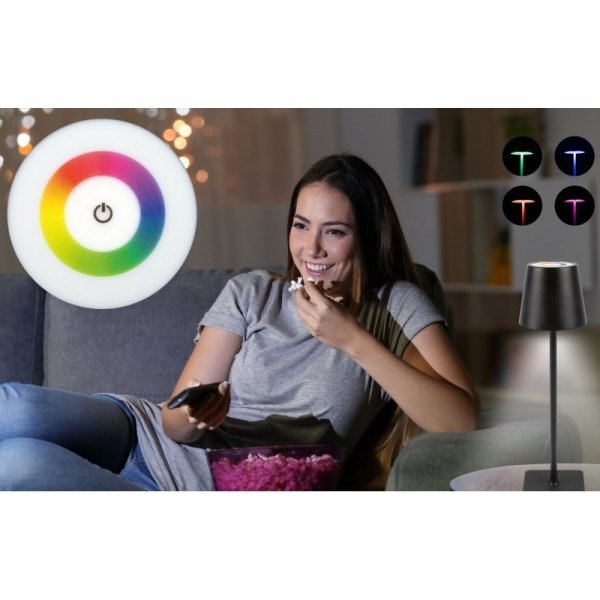 Lampka LED wbudowany akumulator kolory Classbach C-TL 4025 (czarny)