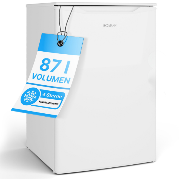 Zamrażarka szufladowa podblatowa Bomann GS 7253 (biała)