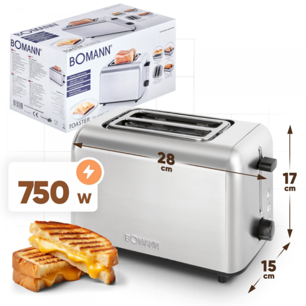 Toster opiekacz do kanapek Bomann TA 6080 CB