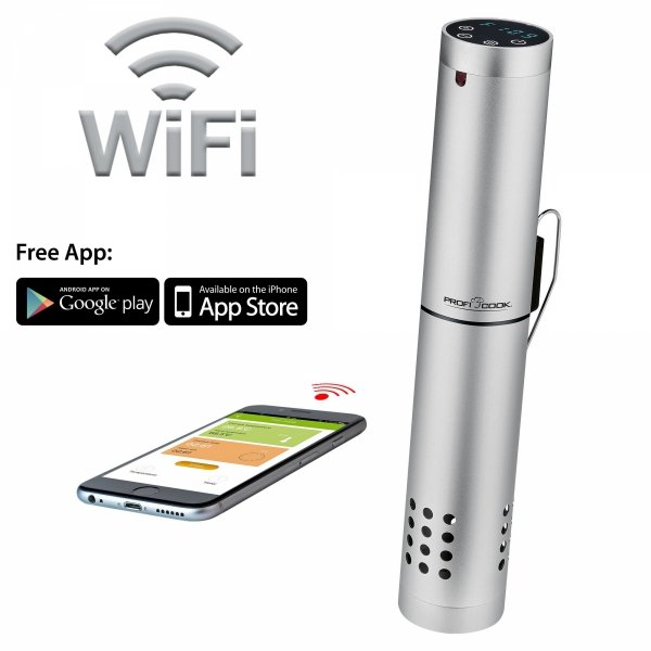 Urządzenie, cyrkulator do gotowania sous vide, Cyrkulator WiFi ProfiCook PC-SV 1159
