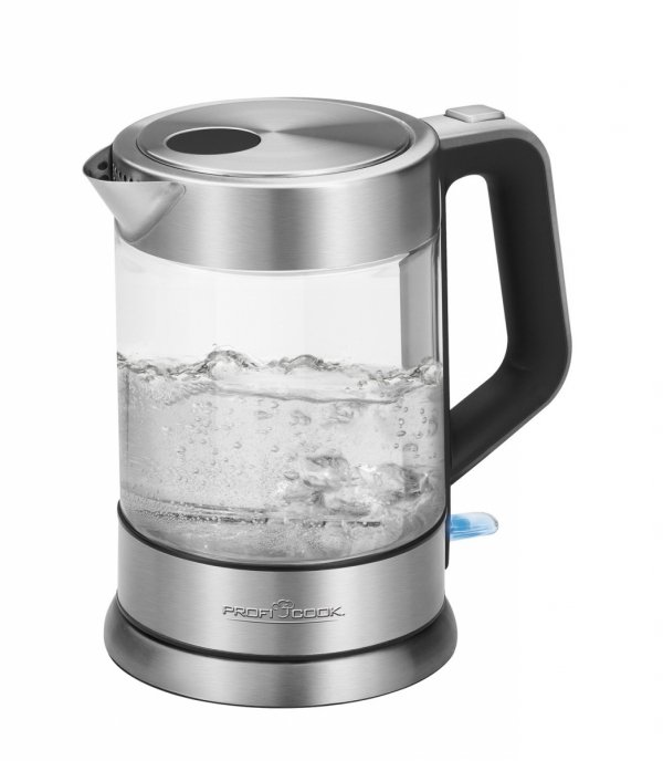 Czajnik elektryczny szklany bezprzewodowy 1,5L ProfiCook PC-WKS 1107 G