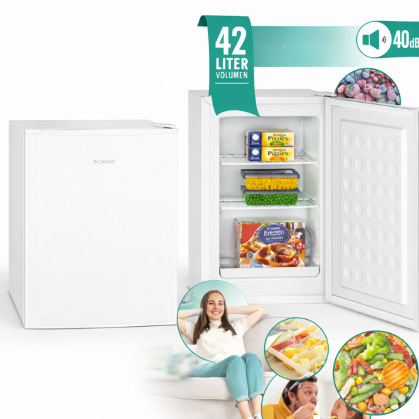 Zamrażarka podblatowa 42L Bomann GB 7236 (biała)